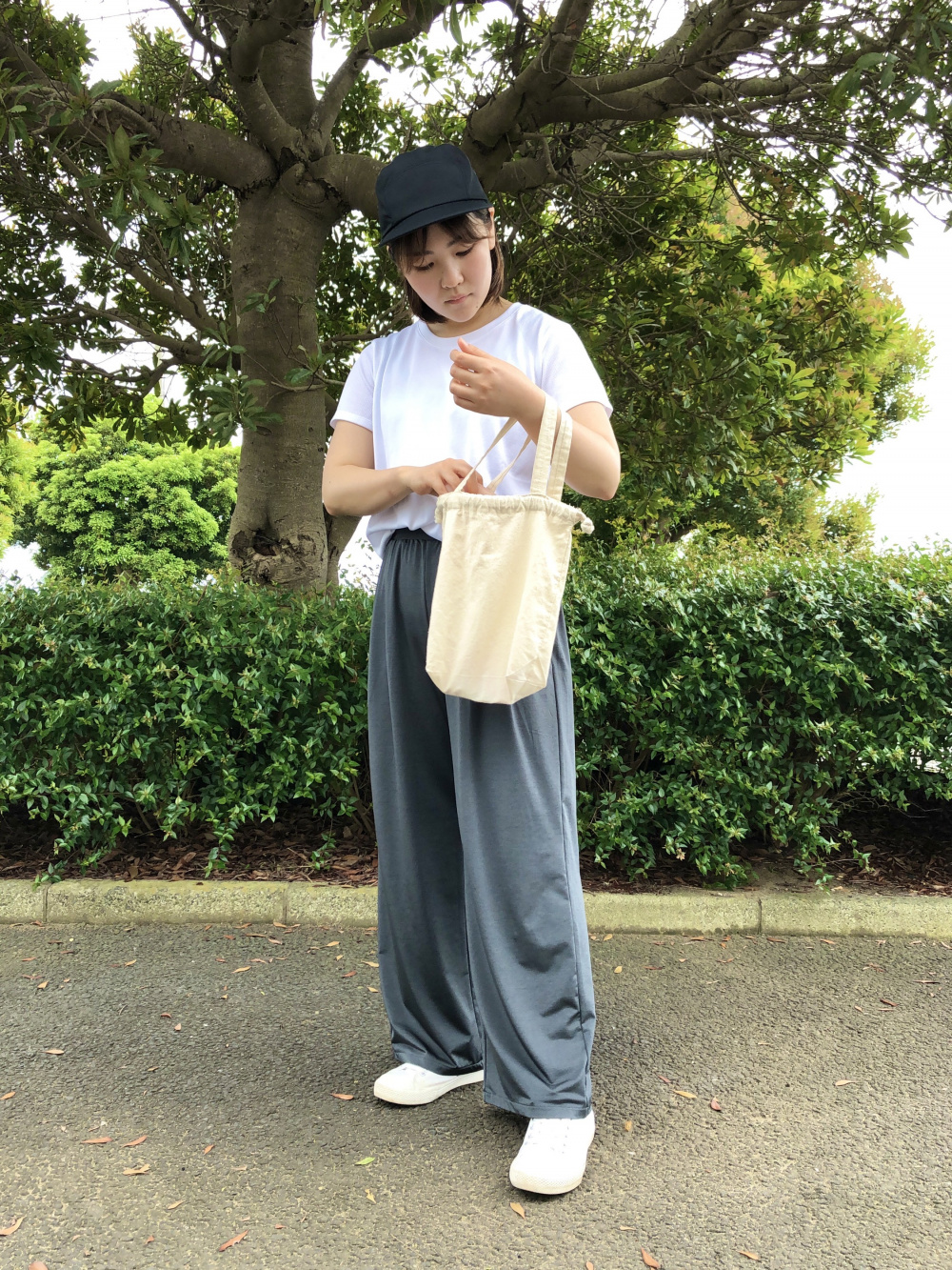 Check styling ideas for「Satin Jersey Wide Straight Pants