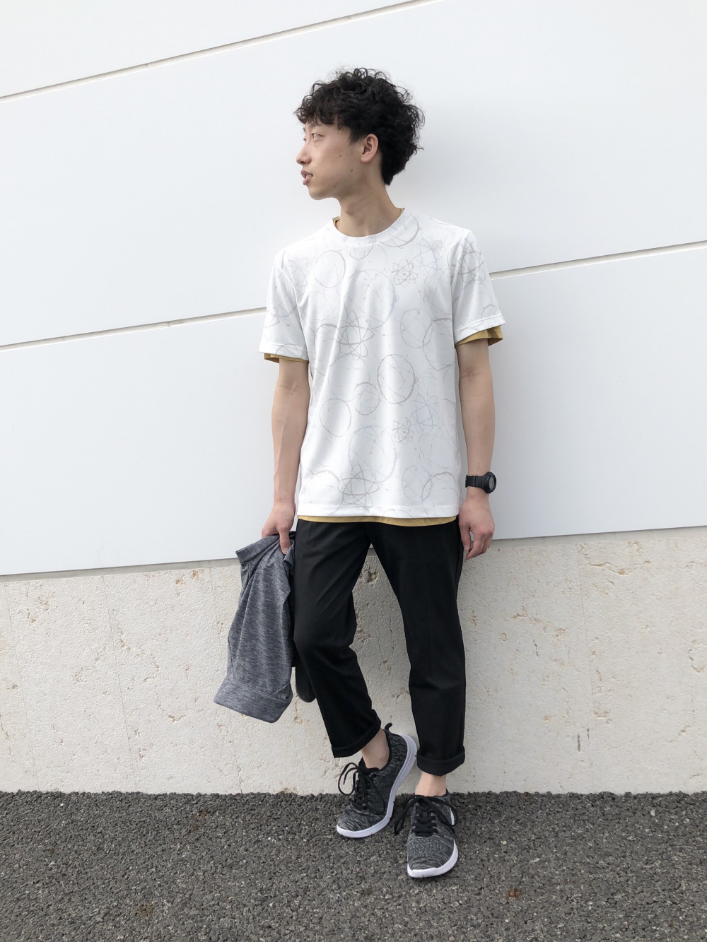 Check styling ideas for「Dry Color Crew Neck Short-Sleeve T-Shirt