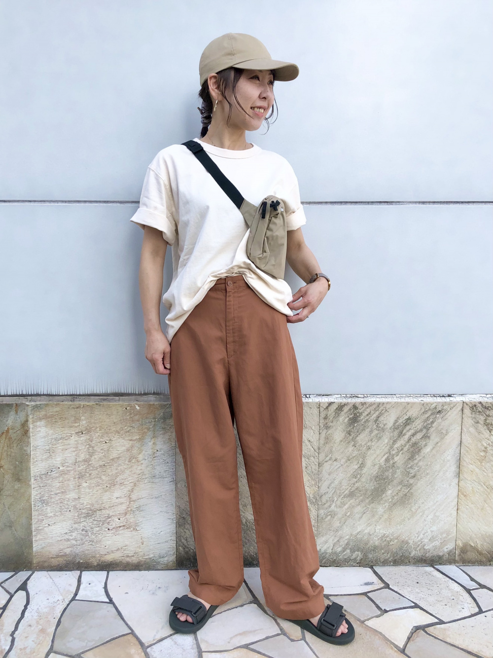 Check styling ideas for「AIRism Seamless Boat Neck Short-Sleeve