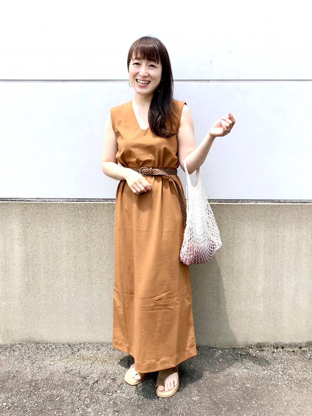 ユニクロ マメクロゴウチ エアリズム コットンブラワンピース