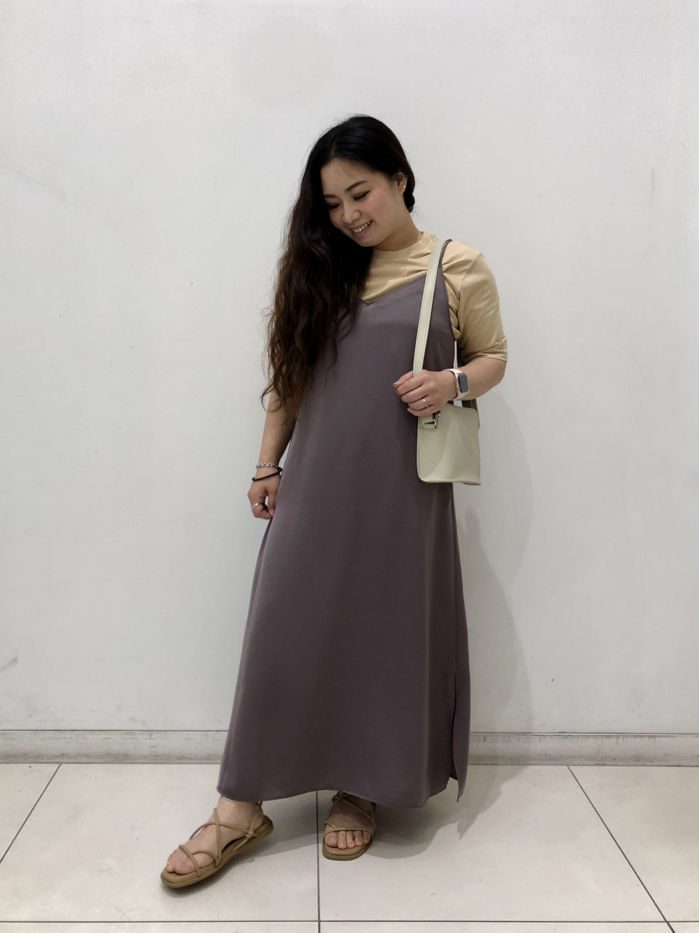 Check styling ideas for「Camisole Side-Slit Long Dress」| UNIQLO US