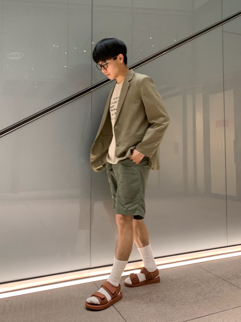 Check styling ideas for「Nylon Utility Geared Shorts、UV Protection Bucket Hat」