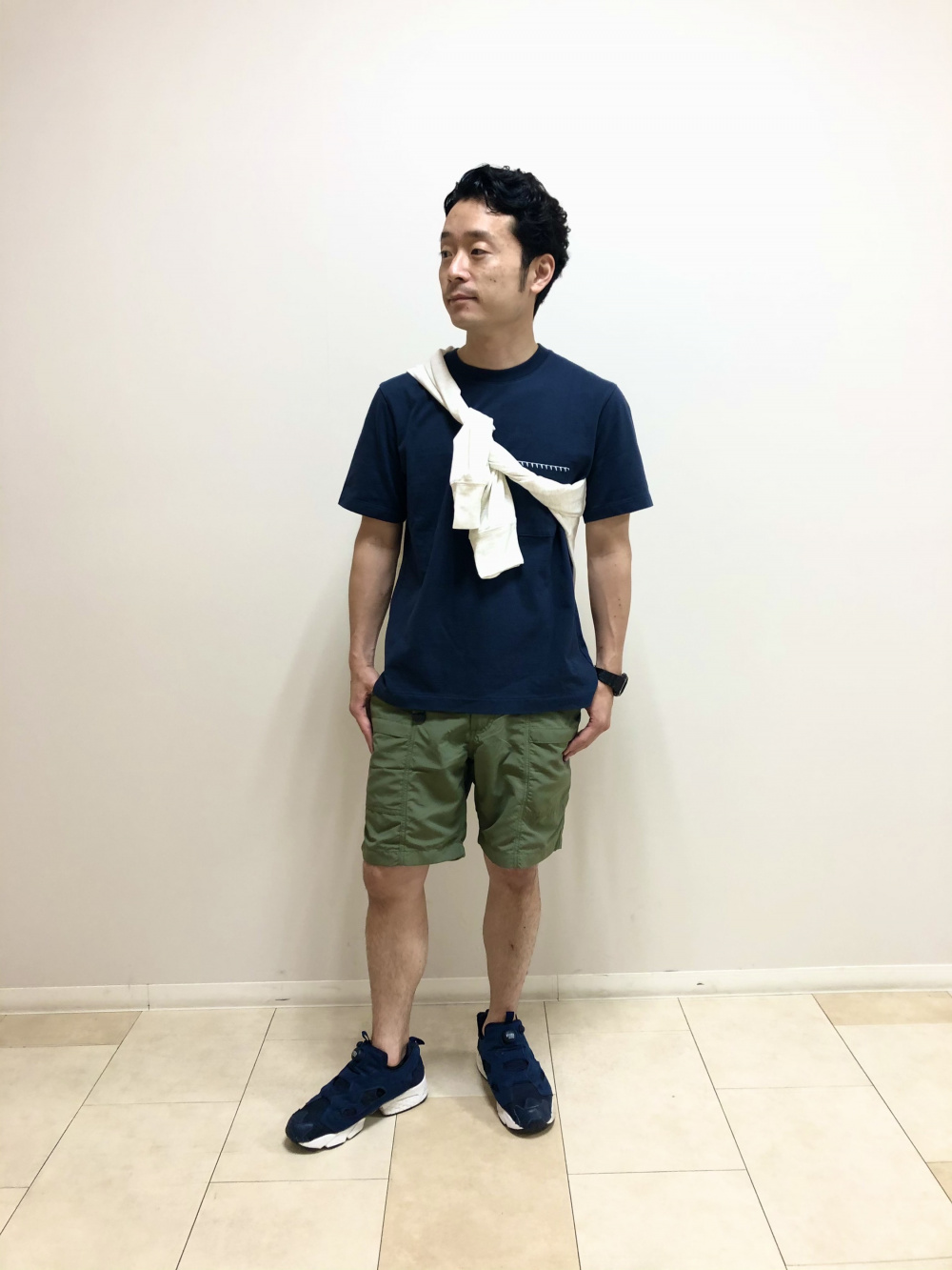 Check styling ideas for「Nylon Utility Geared Shorts」