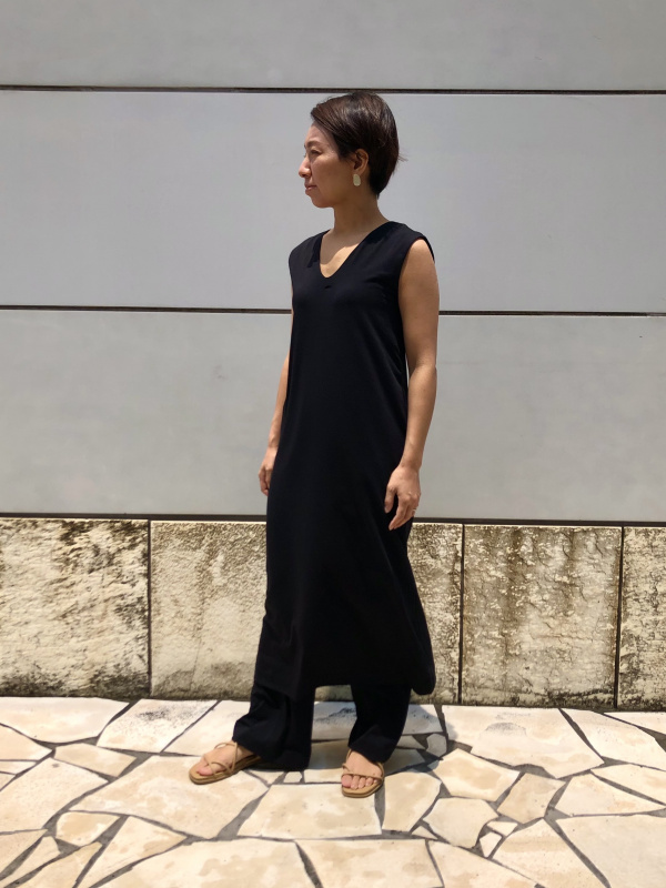 ユニクロ公式 エアリズムコットンブラワンピース ノースリーブ