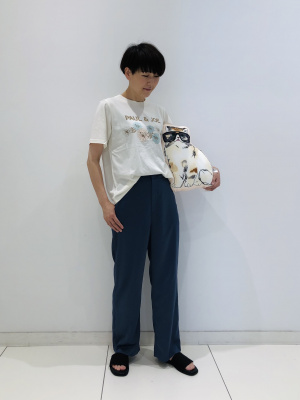 Le Sans Pareil リネンストレートパンツ　42 Le Sans Pareil リネンストレートパンツ 42