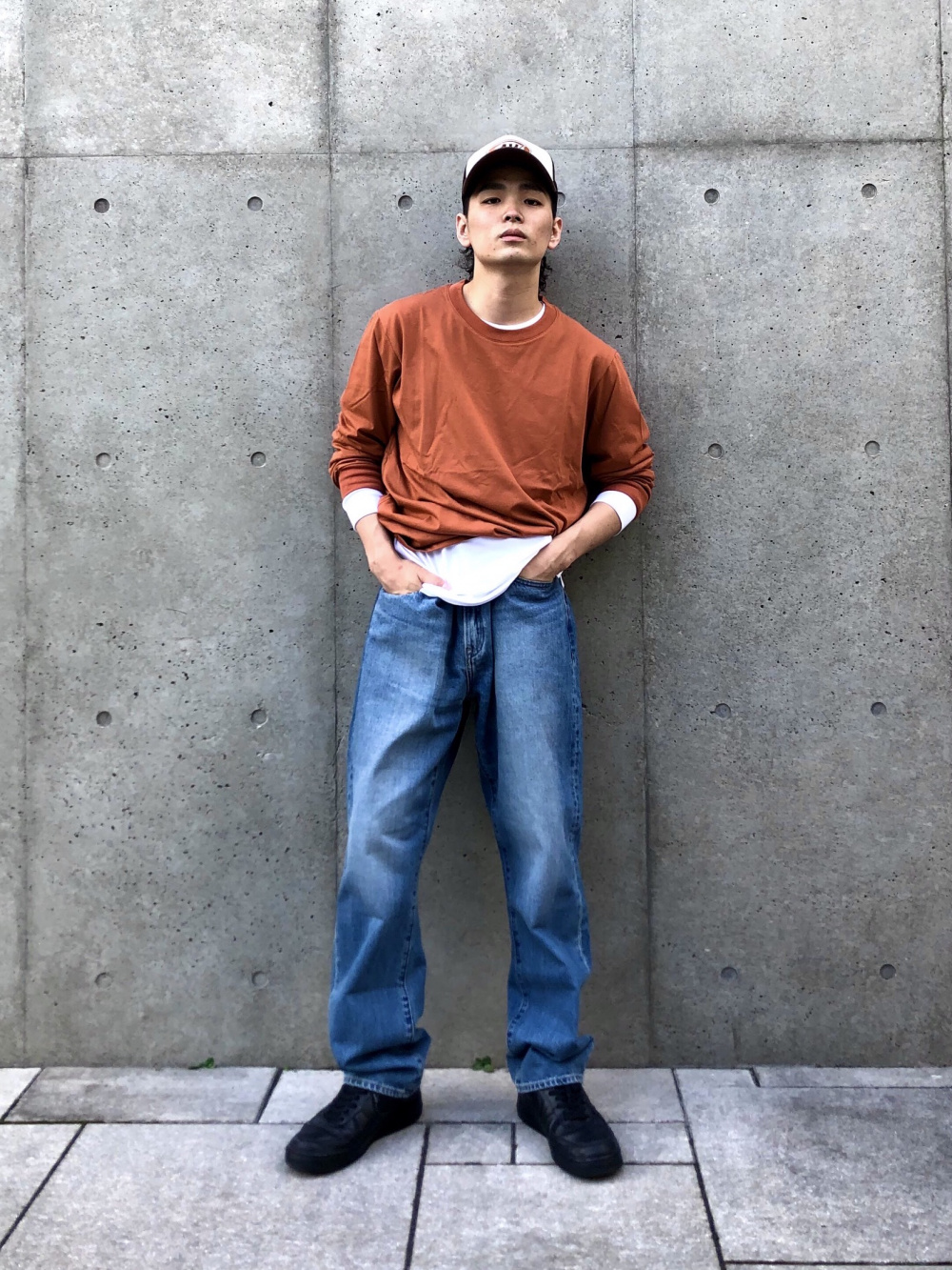 Check styling ideas for「AIRism Cotton UV Protection Crew