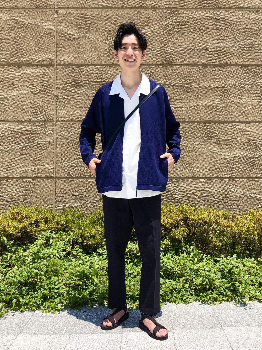 オープンカラーシャツ（半袖）、感動イージーパンツ （丈72～78cm