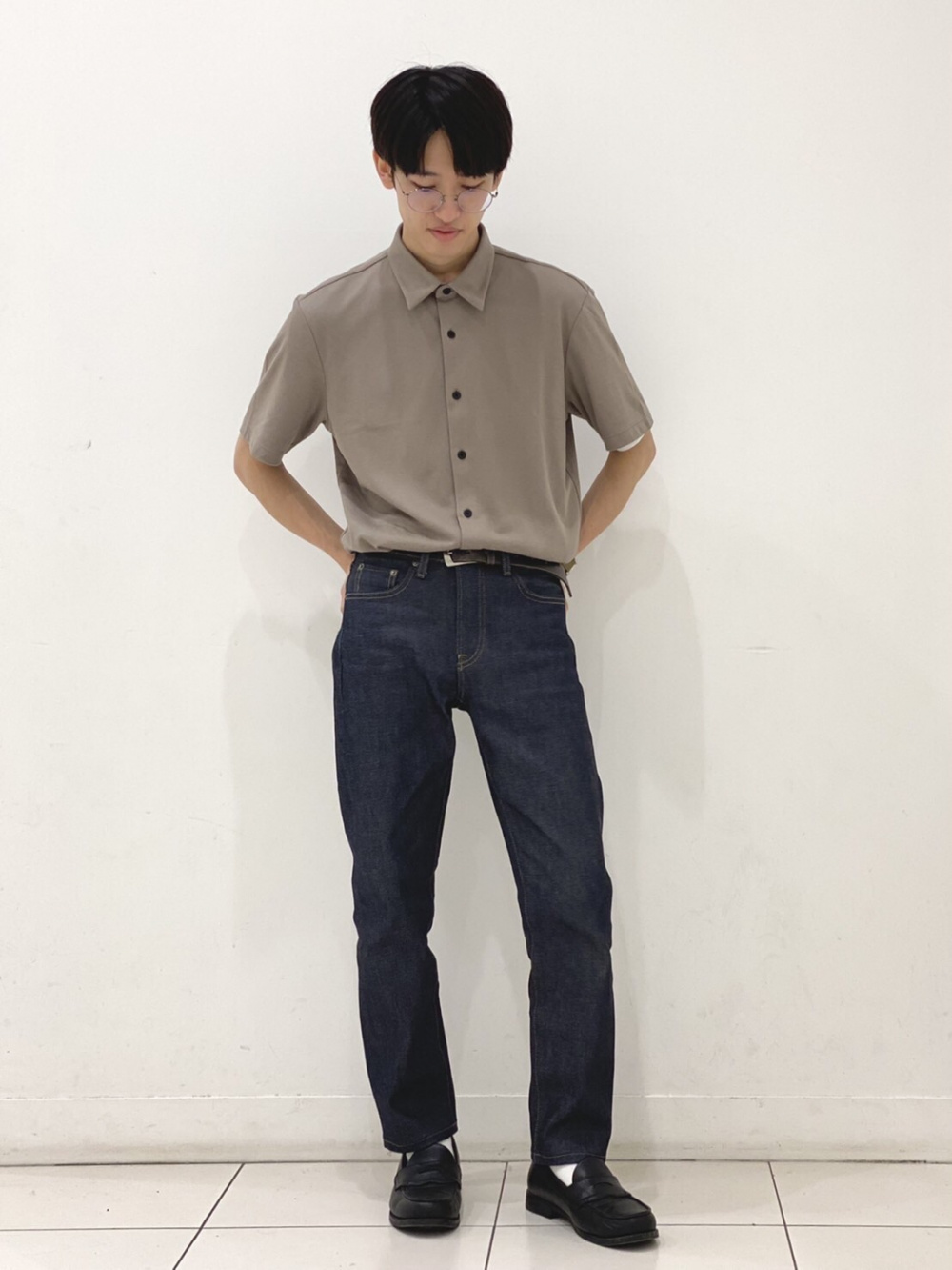 Check styling ideas for「+J Selvedge Slim-Fit Straight Jeans、+J 