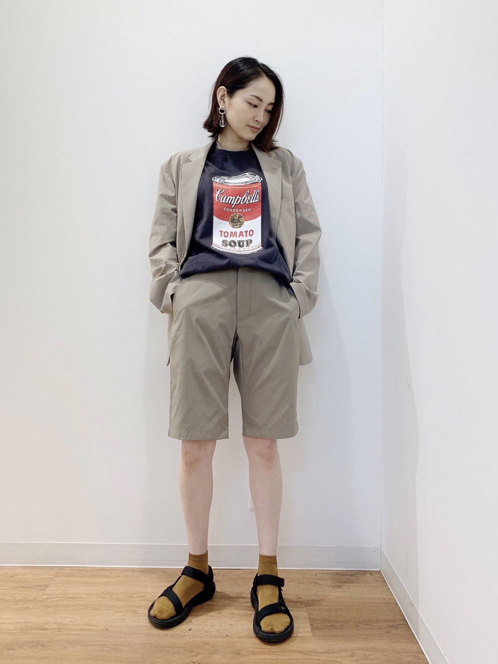 [ユニクロ] 感動ジャケット+パンツ(コットンライク) ユニクロ公式 | 感動ジャケット（コットンライク・袖丈着丈標準
