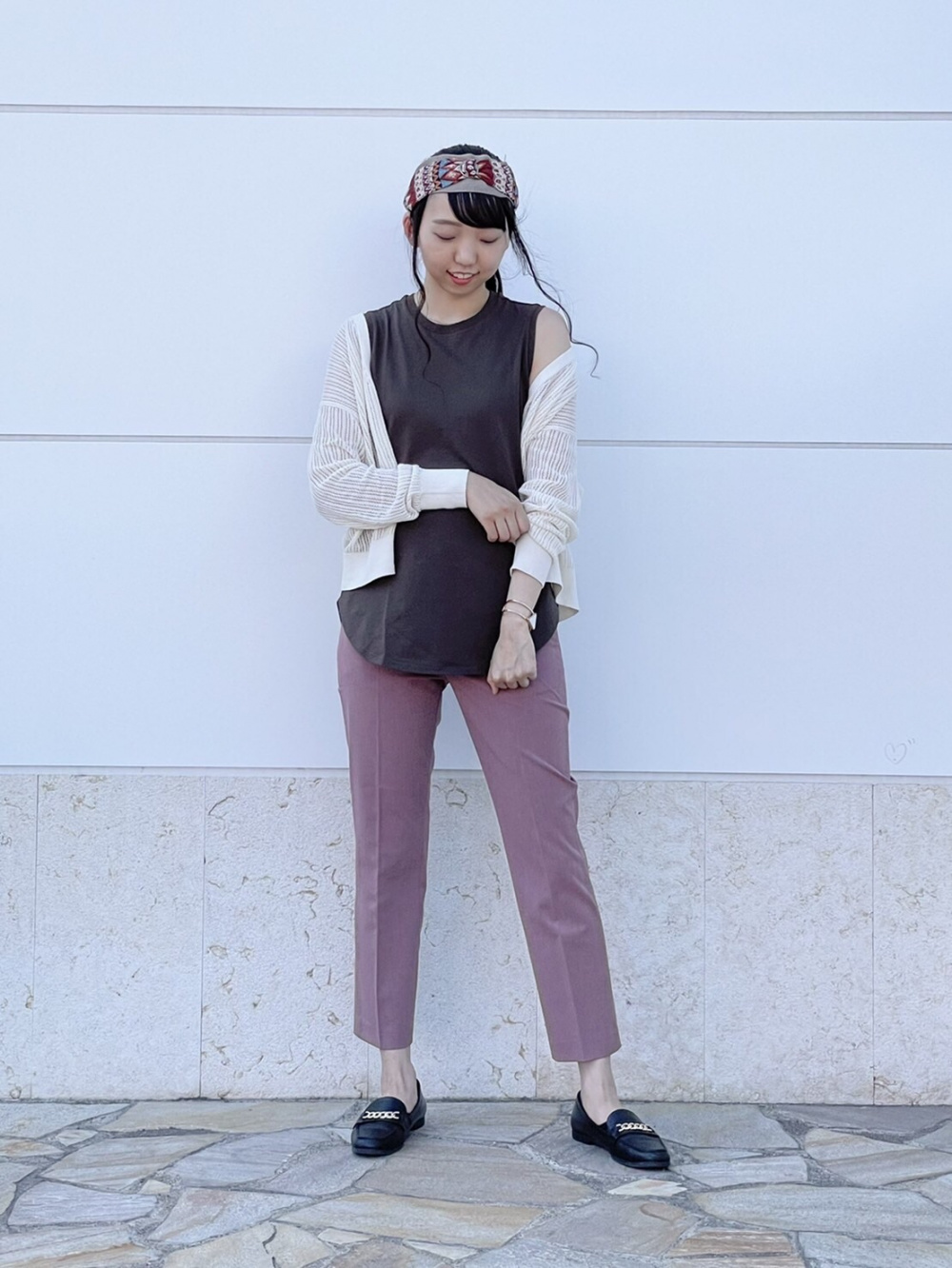 UNIQLO - ユニクロ ハイツイストコットンショートカーディガン