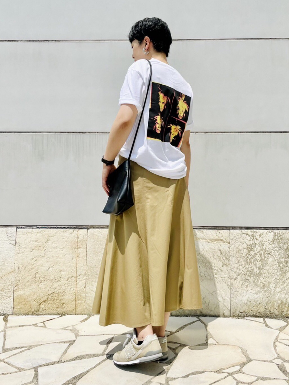 Check styling ideas for「U Cotton Twill Flared Skirt」| UNIQLO US
