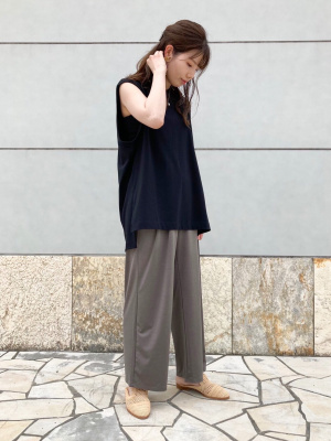 Satin Jersey Wide Straight Pants | UNIQLO US