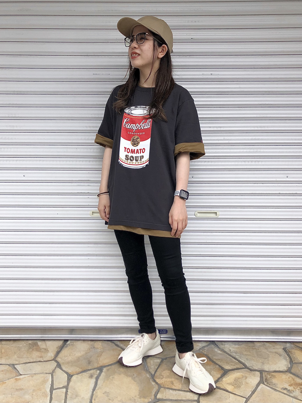 エアリズムコットンオーバーサイズtシャツ 5分袖 エアリズムuvカットフルジップパーカ 長袖 の着用コーディネート ユニクロ