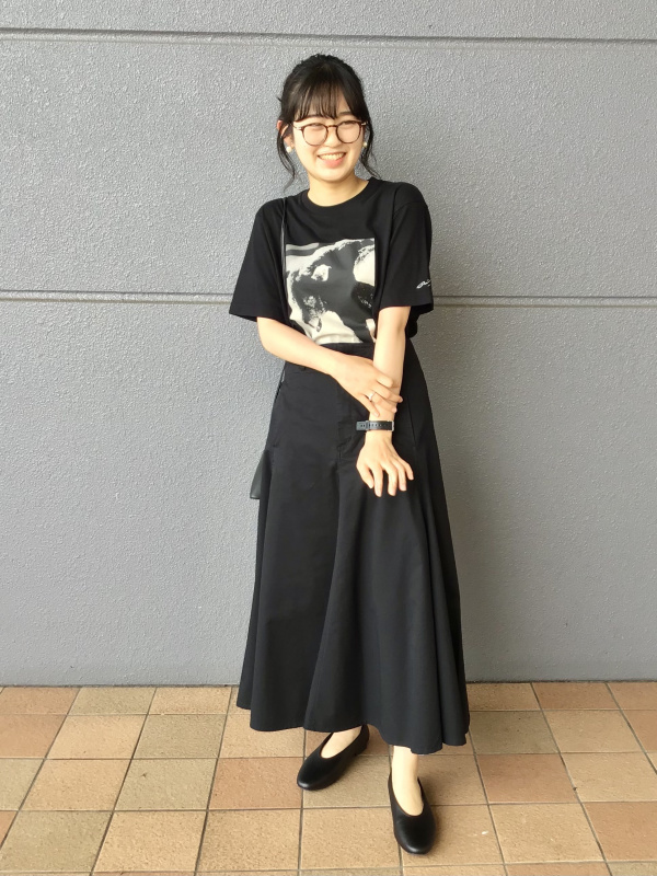 コットンツイルフレアスカート（レディース）の着用コーディネート一覧
