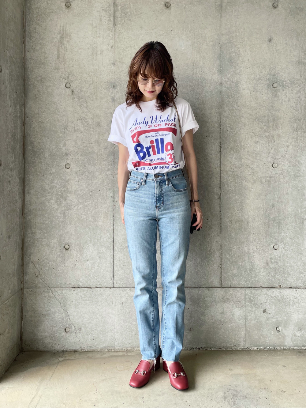 アンディ ウォーホル Ut 半袖 レギュラーフィット の着用コーディネート ユニクロ