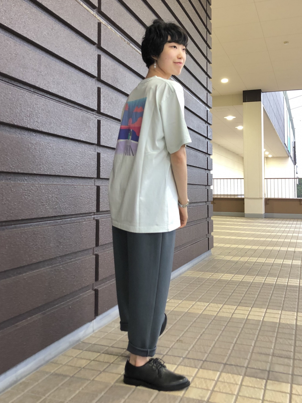 YOASOBI UT グラフィックTシャツ ハルジオン（半袖・リラックス 