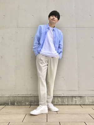 ✧︎*ページ ユニクロ公式 | デニムシャツ（ボタンダウンカラー・長袖）