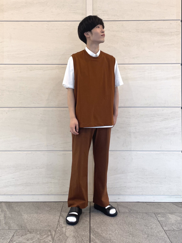 Mame Kurogouchi AIRism Cotton Oversized Sleeveless T-Shirt | UNIQLO US