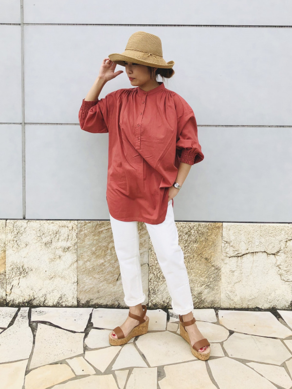 今期ギャザーブラウス Women's 「ギャザーブラウス」styling ideas | UNIQLO US