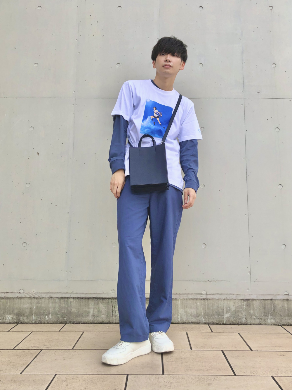 Check styling ideas for「AIRism Cotton UV Protection Crew