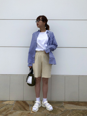 ユニクロ公式 | エクストラファインコットンブロードストライプ