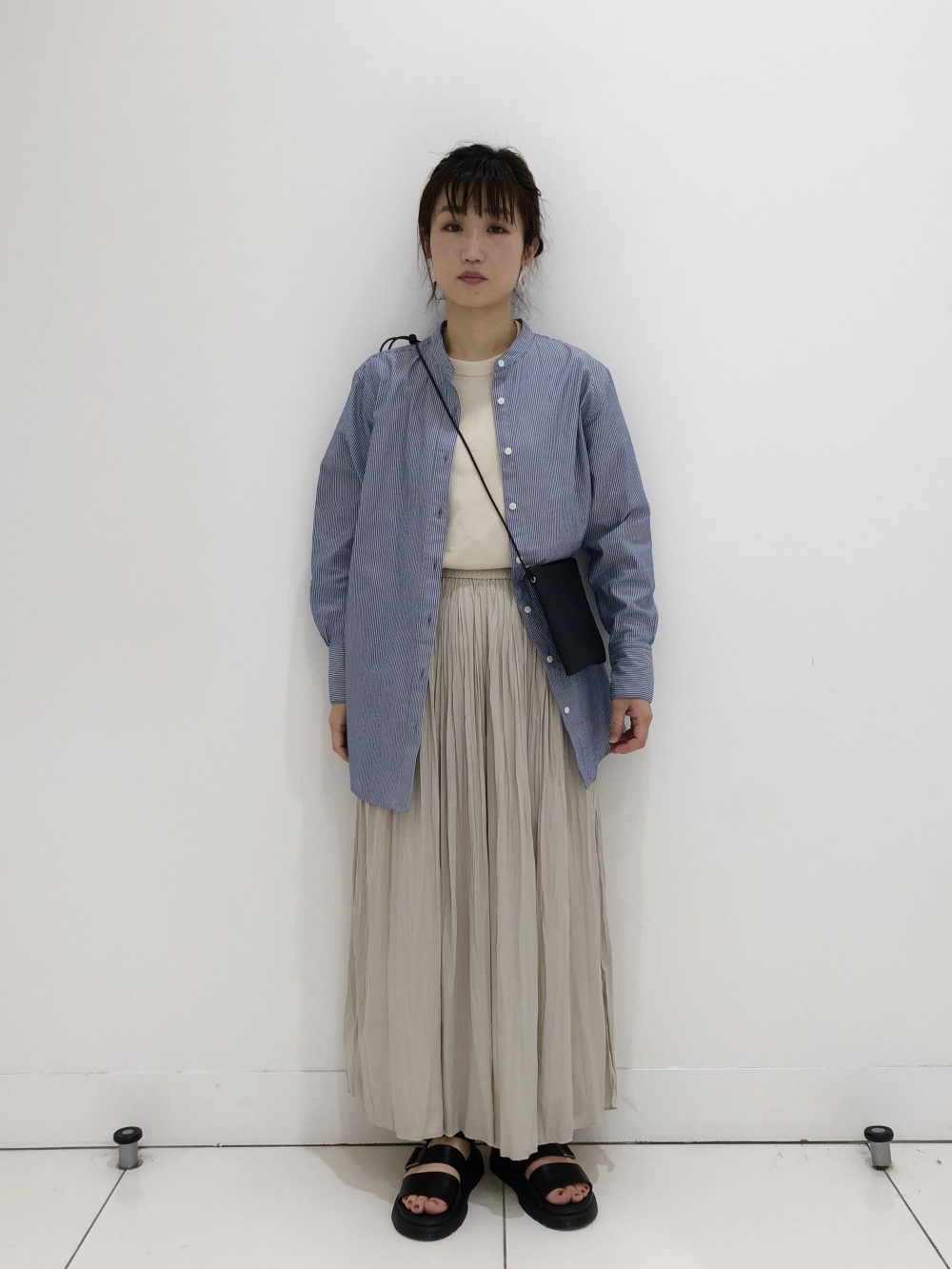 Check styling ideas for「Mame Kurogouchi AIRism Cotton Oversized