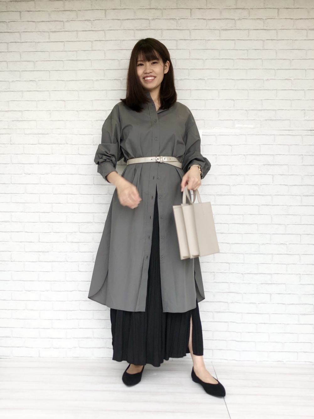 ロングワンピース レディース 夏 秋シャツワンピース ワンピース