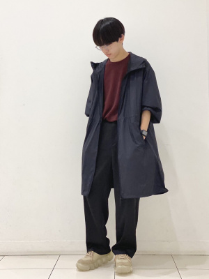 UNIQLO コート ユニクロ公式 | オーバーサイズフーデッドロングコート