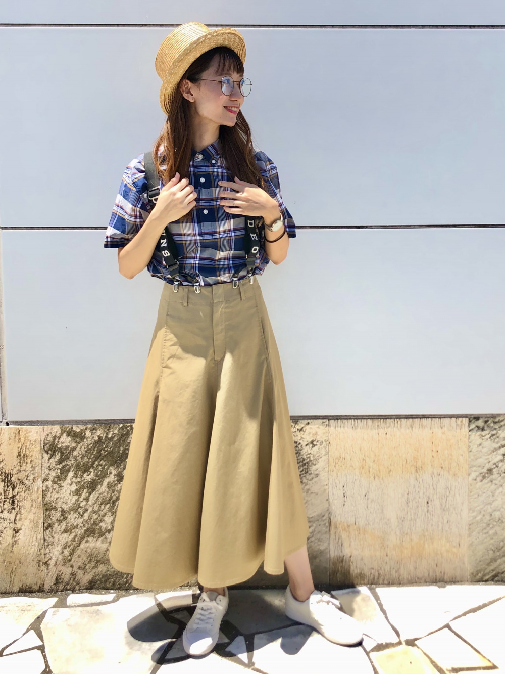 Check styling ideas for「U Cotton Twill Flared Skirt」| UNIQLO US