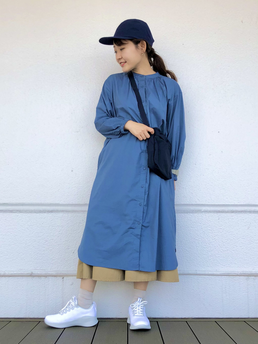 Check styling ideas for「U Cotton Twill Flared Skirt」| UNIQLO US