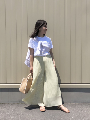 solni 新品未使用タグ付き‼️プリーツスカートパンツ Sサイズ ゆったりサイズ】プリーツスカート 通販【ニッセン】