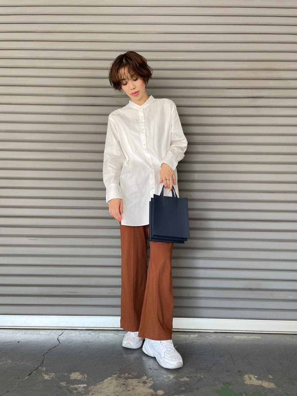 エアリズムコットンタックパンツ」の着用コーディネート| ユニクロ公式