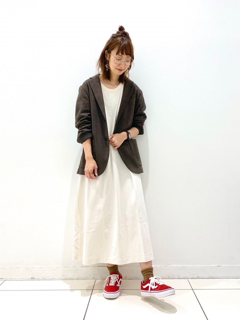 Check styling ideas for「Mame Kurogouchi AIRism Cotton Pleated