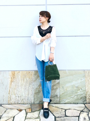 ユニクロ公式 | コットンレーヨンレースT （ノースリーブ）