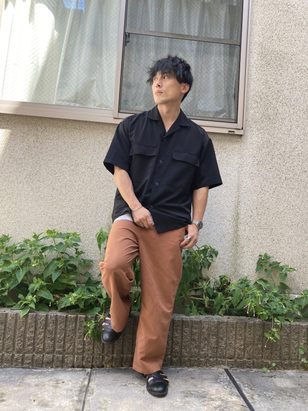 リネンブレンドリラックスストレートパンツ（丈標準67～69cm
