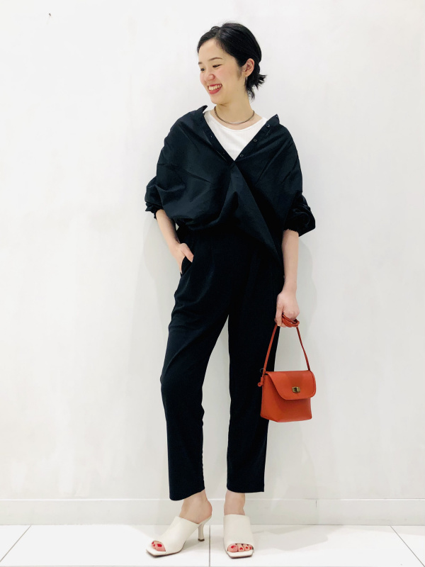 ワイドリブブラタンクトップ（コットン）（レディース）の着用