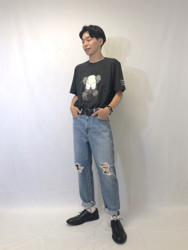 Men's 「ダメージデニム」styling ideas | UNIQLO US