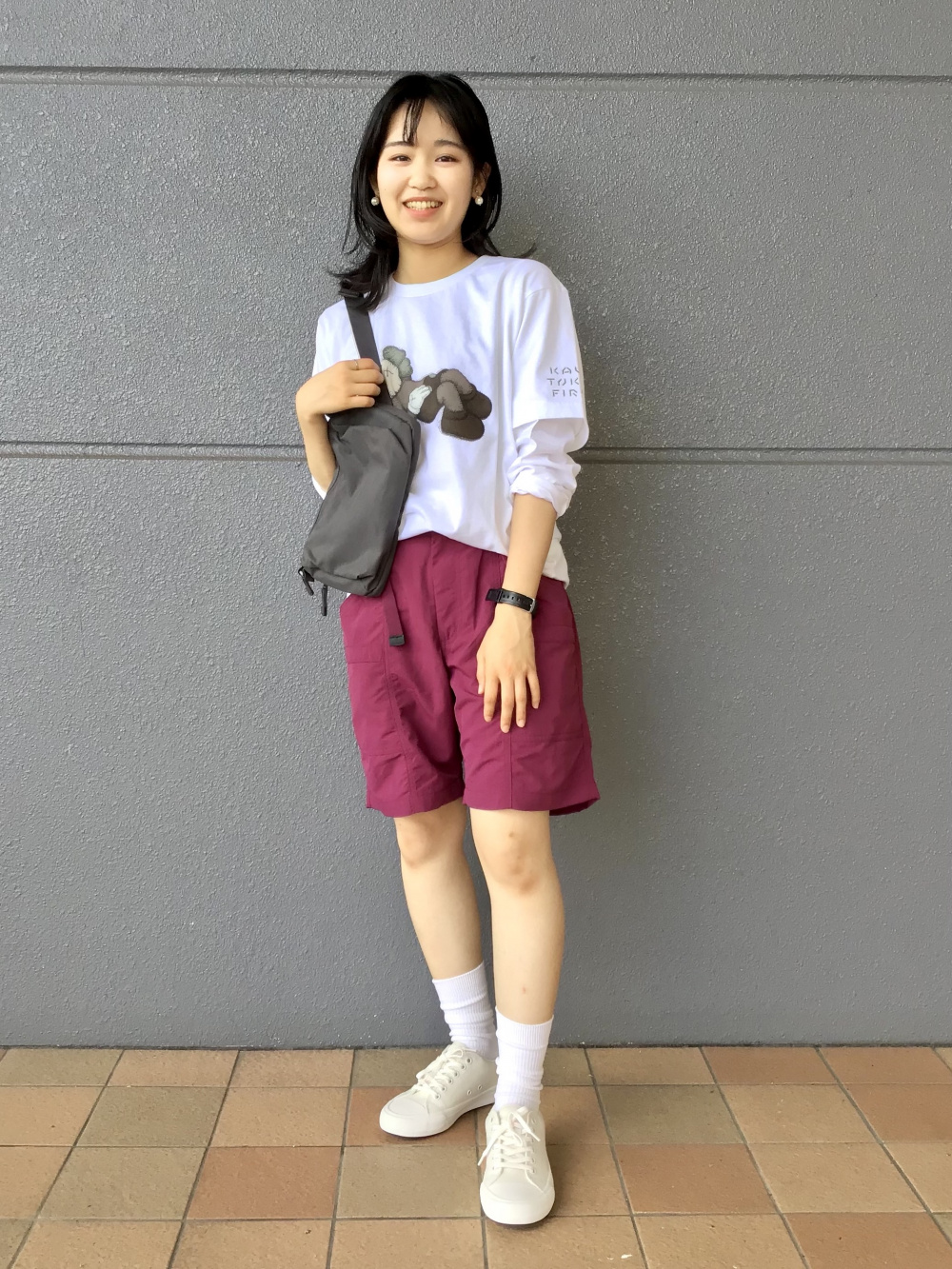 ナイロンギアショートパンツ（丈18.5～22cm）、トングサンダル