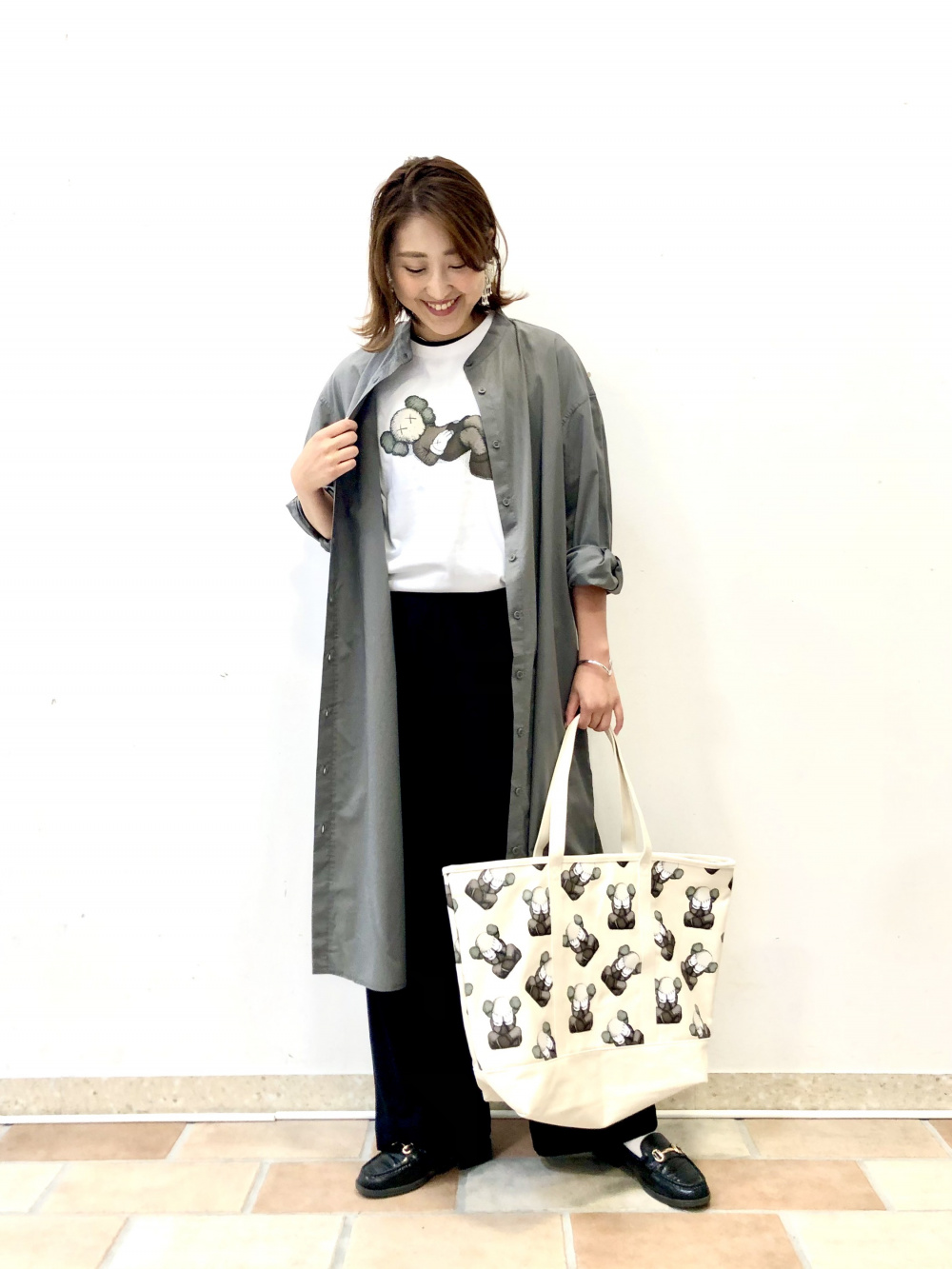 Check styling ideas for「Mame Kurogouchi AIRism Cotton Pleated ...