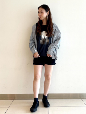 ユニクロ公式 | ハイライズデニムショートパンツ