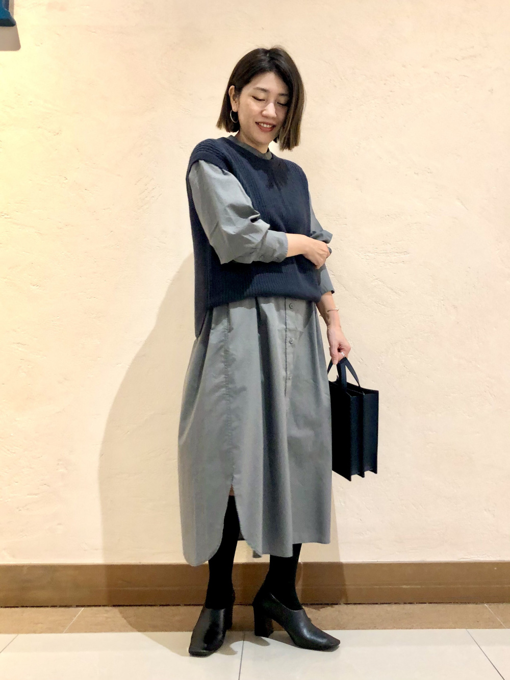 【専用】希少✨プリーツプリーズ　コート　ストール　ボルドー　横プリーツ ボアフリースステンカラーショートコート、サイドスリットベスト