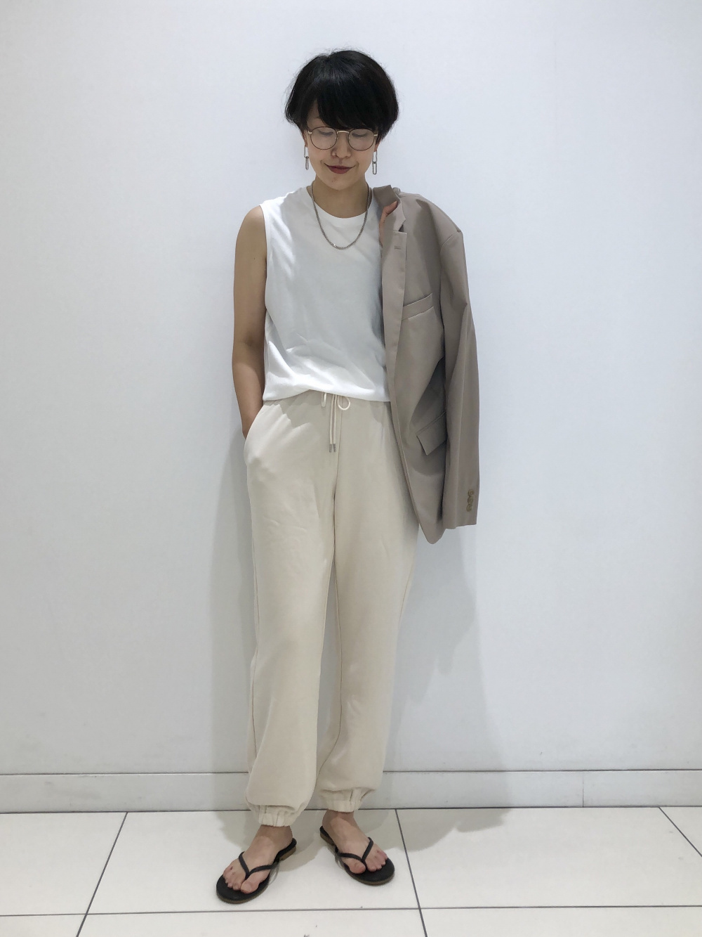[ユニクロ] 感動ジャケット+パンツ(コットンライク) ユニクロ公式 | 感動ジャケット（コットンライク・袖丈着丈標準