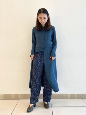ユニクロ　ロングシャツ ユニクロ公式 | ロングシャツワンピース（長袖）