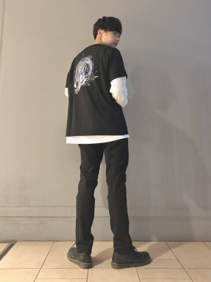 OVY チノパンツ 新作 ブラック　サイズL 新品 UNIQLO ブラック ワイドチノパンツ XXL - メルカリ