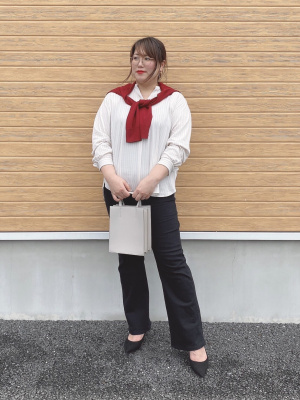 ユニクロ公式 | レーヨンストライプリラックスブラウス（長袖）