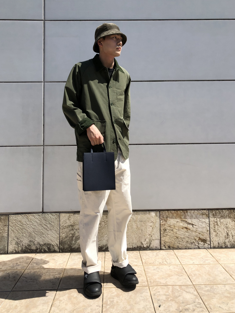 ユーティリティジャケット の着用コーディネート ユニクロ