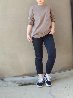 ❀user_30e61d9dさま❀　1980円　　クリーミーなお色です。 ユニクロ公式 | ハイライズスキニーアンクルジーンズ（ビューティー