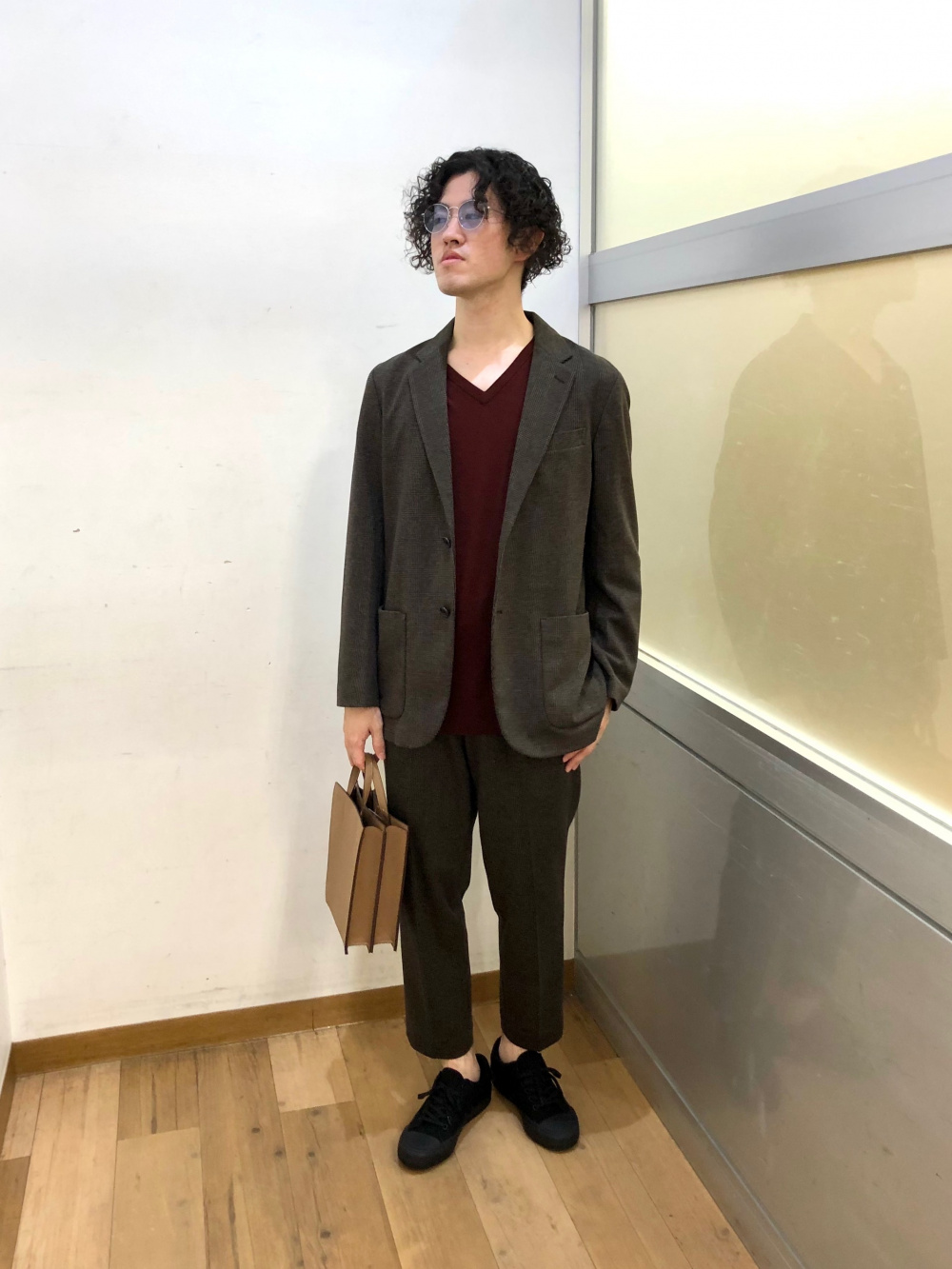 【UNIQLO】コンフォートジャケット・スマートアンクルパンツ セットアップ UNIQLO コンフォートジャケット（チドリ）とスマートアンクル