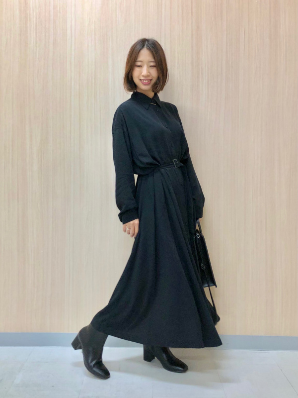 女裝嫘縈襯衫式洋裝(長袖) 的StyleHint 網友穿搭靈感| UQ 搜尋