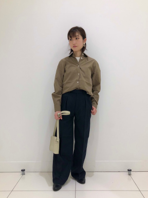 ユニクロ公式 | ウールブレンドタックパンツ